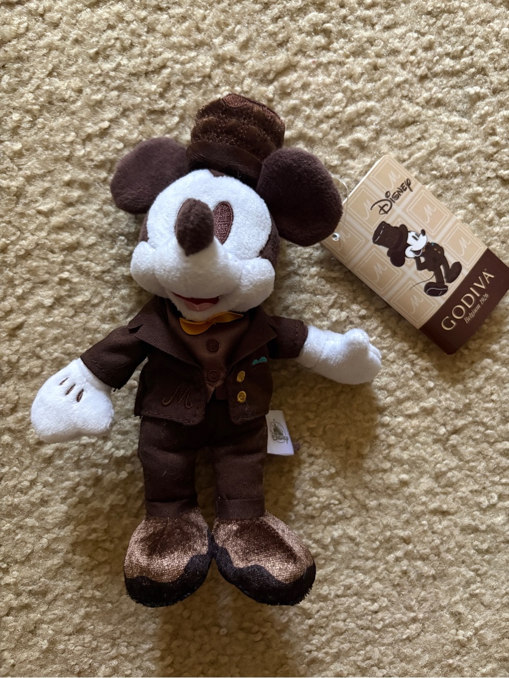 Japan Disney GODIVA Mickey Mouse Plush
